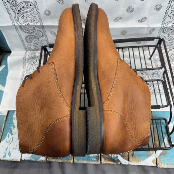 Johnston Murphy 25-2022 Copeland Chukka Boots Brown Leather Men's Size 8M - Picture 7 of 10